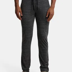 Jockey Men Charcoal Grey Slim Fit Solid Track Pants-picture-39