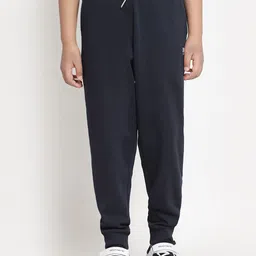 Red Tape Boys Navy Blue Solid Track Pants-image-88