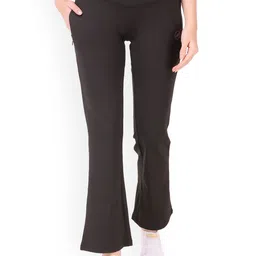 REDESIGN Women Dry Fit Mid-Rise Bootcut Track Pants-picture-26