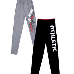 Fashionable Boys Pack Of 2 Printed Pure Cotton Track Pants-image-51