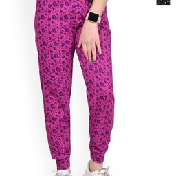 BAESD Girls Pack of 2 Floral Printed Pure Cotton Joggers-image-66