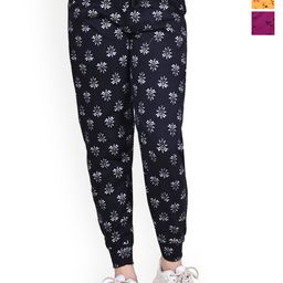 BAESD Girls Pack of 3 Printed Mid-Rise Pure Cotton Joggers-picture-23