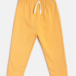 MINI KLUB Infants Yellow Solid Cotton Track Pants-image-23