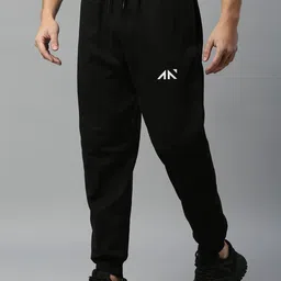 AESTHETIC NATION Men Mid Rise Relaxed Fit Joggers-image-36