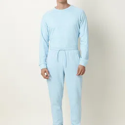 ARTICALE Men Blue Solid Slim-Fit Track Pants-picture-26