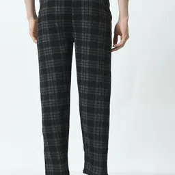 BAESD Men Pack Of 2 Checked Track Pant image 3