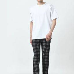 BAESD Men Pack Of 2 Checked Track Pants image 5