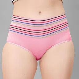 DEALSEVEN FASHION Women Striped Hipster Brief-image-99