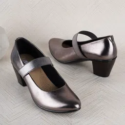 ELLE Pointed Toe Party Block Pumps-18