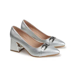 Mast & Harbour Pointed Toe Block Pumps-32
