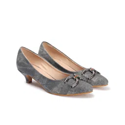 Mast & Harbour Textured Party Block Pumps-35