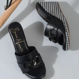 Bruno Manetti Embellished Wedge Heels-27