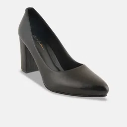 Mast & Harbour Black Pointed Toe Block heels image 4