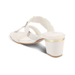 Tresmode Textured Open Toe Block Heels image 3