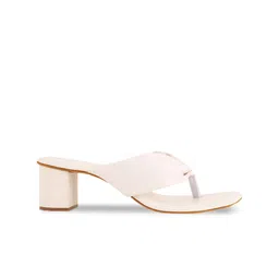 HEELSNFEELS T-Strap Block Heels image 4