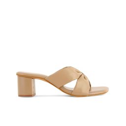 HEELSNFEELS Textured Open Toe Block Heels image 4