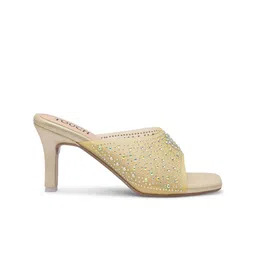 SHUZ TOUCH Embellished Block Heels image 2