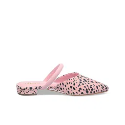 Chere Pointed Toe Printed Block Mules image 5