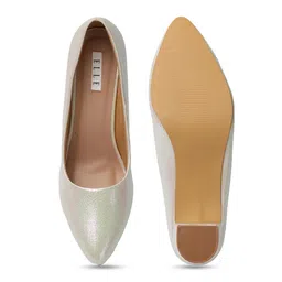 ELLE Pointed Toe Pumps Block Heels image 5