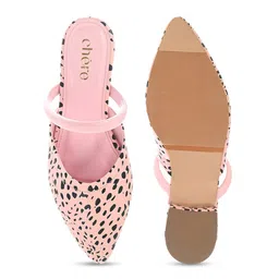 Chere Pointed Toe Printed Block Mules image 4