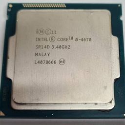 generic CORE I5 4670 PROCESSOR (4TH GENERATION) 3.4 GHz Upto 3.8 GHz LGA 1150 Socket 4 Cores 4 Threads 6 MB Smart Cache Desktop Processor (Silver) image 3