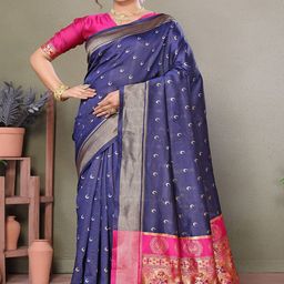 KALINI Ethnic Motifs Woven Design ZariSaree-image-63