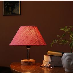 Pinecraft INTERNATIONAL Pink Table Lamp With Shade-51