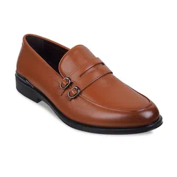 J.FONTINI Men Buckle Detailed Formal Loafers-image-71