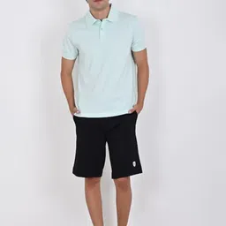 Muvazo Men Mid-Rise Cotton Shorts-image-15