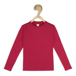Peter England Girls Pink Long Sleeves T-shirt-image-13
