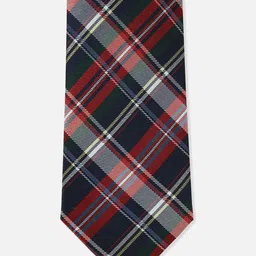 Louis Philippe Men Checked Silk Skinny Tie-picture-22