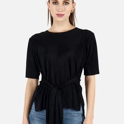 Popwings Round Neck Tie-Up  Top-image-82