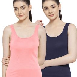 Friskers Women Set of 2 Solid Tank Tops-image-89