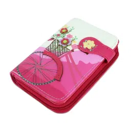 NFI Essentials PU Leather Printed Mini Credit Card Holder Organizer Wallet-picture-17