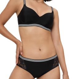 Triumph Black Triumph Spotlight Medium Coverage Hipster Brief-picture-11