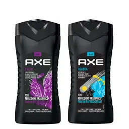 AXE Men 2Pcs 3-In-1 Face, Hair & Body Wash 250ml each - Alaska & Excite-image-48