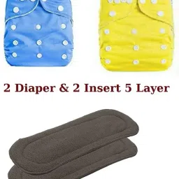 Trendy New Born Washable adjustable/Reusable Microfiber Cotton Cloth Diapers-26