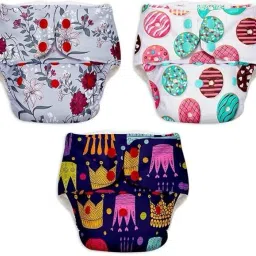 Cloth diaper for babies - Pack of 3 only outer (without pads )-image-11
