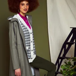KIABI Spread Collar Front-Open Overcoat image 5