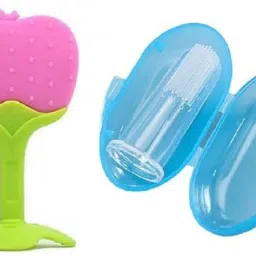 Baby finger brush,fruit shape teether- plastic-19