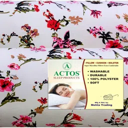 actos Microfibre Floral Bolster Pack of 2-picture-36