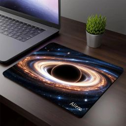 Aliens Gaming Mouse Pad, Precision, Non-Slip Rubber Base, Smooth Cloth Surface, Space Non Slip Base Mousepad image 5
