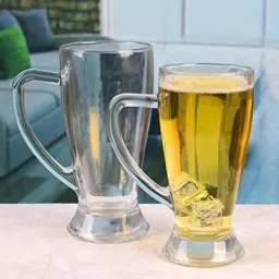 (Pack of 6) oval shape regular juice or beer mug Glass Beer Mug 300ml (set of 6) Glass Beer Glass-image-5
