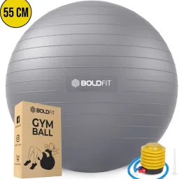 Gym Ball 55 Cms With Pump Pregnancy Swiss Ball Workout Ball Yoga Ball Exercise Gym Ball-image-1