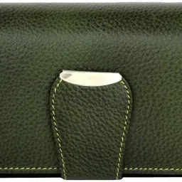Women Casual Green Genuine Leather Wallet - Mini-image-37