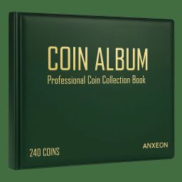 240 Pockets Coin Holder Collection Coin Storage Album Book for Collectors Coin Bank-image-7