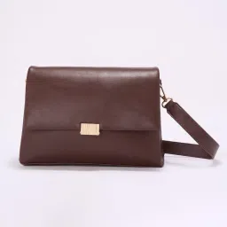 Women Brown Messenger Bag-image-38