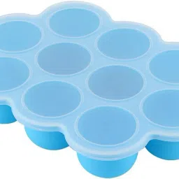 Silicone Egg Mold Storage Container Baby Food Freezer Trays with Lid (1Piece)- Silicone-image-37