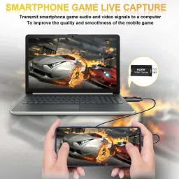 LipiWorld Game Capture Cards Audio Video Capture Cards 1080P HDMI to USB Record to DSLR Camcorder Action Cam,Computer for Gaming, Streaming, Teaching, Video Conference or Live Broadcasting - USB 2.0 USB Adapter image 4