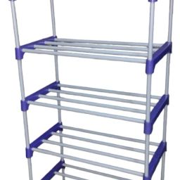novatic Bookcase 7-Tier Books Storage Organizer Open Display for Home, Office, Library Metal Open Book Shelf image 2